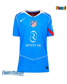 Atletico Madrid Tricou Fotbal Replică 2025-26 Femei Treilea